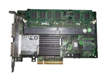 341-5899 Dell PERC 6/e SAS 3Gbps Dual Channel PCI Express 1.0 x4 0/1/5/6/10/50/60 RAID Controllar Card for PowerEdge 2950 Server
