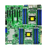MBDX9DR7TFB SuperMicro MBD-x9dr7-tf+-b LGA2011 C602j DDR3 PCi Express SATA Extended-ATX Brown Box Motherboard (Refurbished)