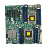 X9DRi-F SuperMicro Dual Socket LGA 2011 Intel C602 Chipset Intel Xeon E5-2600/E5-2600 v2 Processors Support DDR3 16x DIMM 2x SATA3 6.0Gb/s E-ATX Server Motherboard (Refurbished)