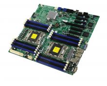 X9DRH-iF SuperMicro Dual Socket LGA 2011 Intel C602 Chipset Intel Xeon E5-2600/E5-2600 v2 Processor Support DDR3 16x DIMM 2x SATA 3.0Gb/s Extended-ATX Server Motherboard (Refurbished)