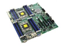 X9DRE-LN4F SuperMicro Dual Socket LGA2011 Intel C602 Chipset Intel Xeon E5-2600/E5-2600 v2 Processors Support DDR3 16x DIMM 2x SATA3 6.0Gb/s Extended-ATX Motherboard (Refurbished)