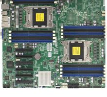 X9DRD-EF SuperMicro Dual Socket LGA 2011 Intel C602J Chipset Intel Xeon E5-2600/E5-2600 v2 Processor Support DDR3 16x DIMM 2x SATA2 3.0Gb/s E-ATX Server Motherboard (Refurbished)