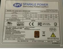 SPI350U4BB Sparkle Power 350-Watts ATX 12V 115-230V AC High Efficiency 80Plus Bronze 1U Switching Power Supply with Active PFC