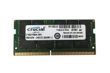 CT16G4TFD824A Crucial 16GB PC4-19200 DDR4-2400MHz ECC Unbuffered CL17 260-Pin SoDimm 1.2V Dual Rank Memory Module