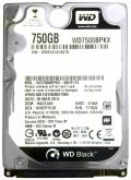 WD7500BPKX Western Digital Black 750GB 7200RPM SATA 6Gbps 16MB Cache 2.5-inch Internal Hard Drive