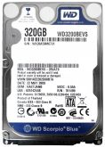 WD3200BEVS Western Digital Scorpio Blue 320GB 5400RPM SATA 3Gbps 8MB Cache 2.5-inch Internal Hard Drive