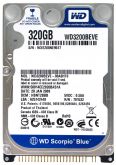 WD3200BEVE Western Digital Scorpio Blue 320GB 5400RPM ATA-100 8MB Cache 2.5-inch Internal Hard Drive
