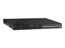 FWS624-POE Brocade FastIron FWS624 Workgroup Switch 4 x SFP (mini-GBIC) Shared 20 x 10/100Base-TX LAN, 4 x 10/100/1000Base-T LAN (Refurbished)