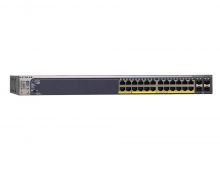 GS724TPS-100NAS NetGear ProSafe 24-Ports 10/100/1000Mbps Gigabit Ethernet Stackable Poe Smart Switch (Refurbished)