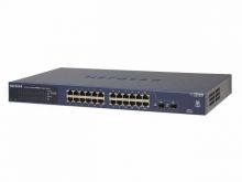 GS724TNA NetGear ProSafe 24-Ports 10/100/1000Mbps Gigabit Ethernet Smart Switch (Refurbished)