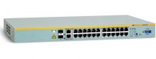 AT-8000S/24 Allied Telesis 24-Ports 100Base-TX Layer 2 Stackable Fast Ethernet Switch with 2x SFP & 2x Standby 1000Base-T RJ-45 Ports (Refurbished)