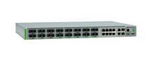 AT-8100S/16F8-SC-50 Allied Telesis 16 x 100FX (SC) 8 x 10/100TX-port Managed Stackable Fast Ethernet PoE Switch (Refurbished)