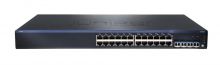 EX2200-24T-4G-DC Juniper 24-Ports 10/100/1000Base-T Ethernet Switch with 4 SFP Gigabit Ethernet uplink ports and internal DC power Supply (Refurbished)