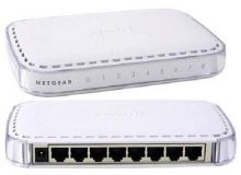 GS608 NetGear ProSafe 8-Ports RJ-45 10/100/1000Mbps Fast Ethernet Switch with Auto Uplink (Refurbished)