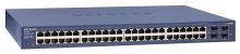 GS748T NetGear ProSafe 48-Ports RJ-45 10/100/1000Mbps Gigabit Ethernet Smart Switch with 4x SFP Ports (Refurbished)