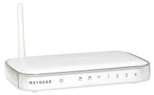 WGPS606 NetGear 4-Port 10/100Mbps RJ45 Switch with 54Mbps Wireless Print Server (Refurbished)