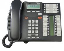 NT8B27JANAE6 Nortel Business Series Terminal T7316e Digital Phone Multi-line Operation Charcoal (Refurbished)