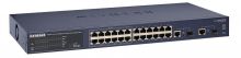 FS726TPNA NetGear ProSafe 24-Ports RJ-45 10/100Mbps 10Base-T/100Base-TX Fast Ethernet PoE Smart Switch with 2x 10/100/1000Mbps SFP Ports (Refurbished)