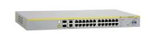 AT-8000S/24POE Allied Telesis 10/100TX x 24-Ports PoE Stackable Fast Ethernet Switch with 2 Combo Ports (Refurbished)