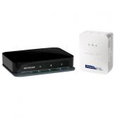 XAVB5004-100NAS NetGear Powerline 500Mbps 4-Port Network Adapter Kit for Home Entertainment 3D (Refurbished)