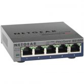 GS105E-100NAS NetGear ProSafe 5-Port 10/100/1000Mbps RJ45 Gigabit Ethernet Desktop Switch (Refurbished)