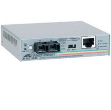 AT-MC116XL Allied Telesis 10/ 100Base-TX to 10Base-FL/ 100Base-SX (SC) Multi-mode Fiber 2km 850nm Standalone Media Converter