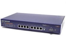 FS509  NetGear 9-Port RJ-45 Fast Ethernet Switch with Gigabit Uplink (Refurbished)