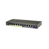 GS108PE-100NAS NetGear ProSafe Plus 8-Ports 10/100/1000Mbps RJ-45 Gigabit Ethernet Desktop Switch With PoE (Refurbished)