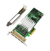 EXPI9404PTL Intel PRO/1000 PT Quad-Ports RJ-45 1Gbps 10Base-T/100Base-TX/1000Base-T Gigabit Ethernet PCI Express x4 Low Profile Server Network Adapter