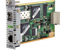 AT-CM3K0S Allied Telesis 10/100/1000Base-T to 100/1000Base-X SFP Converteon Media and Rate Converter Line Card with OAM and Jumbo Frame Support