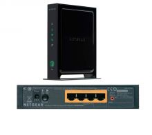 WN2000RPT-100PES NetGear Universal 802.11b/g/n WiFi Range Extender 4-port WiFi Adapter (Refurbished)