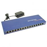 FS116P NetGear ProSafe 16-Port 10/100Mbps Fast Ethernet Switch with 8-Port PoE (Refurbished)