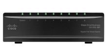 SLM2008PT-NA Cisco SG200-08P 8-Ports RJ-45 PoE Manageable Layer2 Wall Mountable and Desktop Gigabit PoE Smart Switch (Refurbished)