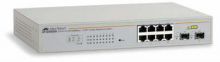 AT-GS950/8POE-50 Allied Telesis 8-Ports 10/100/1000Base-TX WebSmart POE Switch with 2 SFP bays (Refurbished)