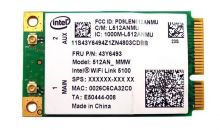 43Y6493 IBM Lenovo 5100 Wi-Fi Link 802.11a/b/g/n Wireless LAN Card for ThinkPad T400