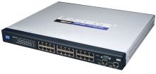 SRW224P Cisco 24-Ports 10/100 Plus 2-Port Gigabit Switch with WebView/PoE (Refurbished)