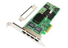 E1G44ET2BLK-C3 Intel Quad-Ports RJ-45 1Gbps 10Base-T/100Base-T/1000Base-T Gigabit Ethernet PCI Express x4 Server Network Adapter