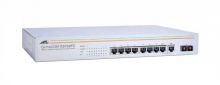 AT-FS709FC/SC Allied Telesis 10/100TX x 8-Ports Unmanaged Fast Ethernet Switch +1 100FX (Refurbished)