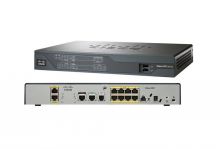 CISCO891-K9 Cisco 891 Integrated Services Router 8 x 10/100Base-TX LAN, 1 x 10/100/1000Base-T WAN (Refurbished)