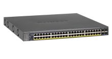 GS748TPS NetGear ProSafe 48-Ports 10/100/1000Mbps Gigabit Ethernet Smart Stackable PoE Switch with 4 x SFP Ports (Refurbished)