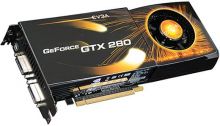 01GP31282RX EVGA GeForce GTX 280 SuperClocked Edition 1GB 512-Bit GDDR3 PCI Express 2.0 x16 HDCP Ready SLI Supported Video Graphics Card