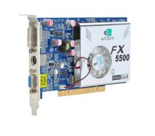 FX5500-PCI-256 Nvidia GeForce FX5500 256MB DDR 128-Bit DVI-I / VGA / S-Video PCI Video Graphics Card