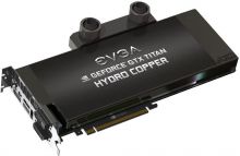 06G-P4-2795-AR EVGA GeForce GTX Titan Hydro Copper Signature 6GB GDDR5 384-Bit PCI Express 3.0 x16 Dual DVI/ HDMI/ Display-Port Video Graphics Card