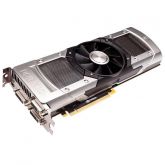 04GP42690BM EVGA GeForce GTX 690 4GB DDR5 512-Bit PCI Express 3.0 x16 3x DVI/ Mini DisplayPort/ HDCP Ready/ SLI Support Video Graphics Card