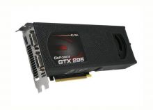 017-P3-1291-AR EVGA GeForce GTX 295 1729MB 896-Bit GDDR3 PCI Express 2.0 x16 Dual DVI/ HDMI/ HDCP Ready/ SLI Supported Video Graphics Card